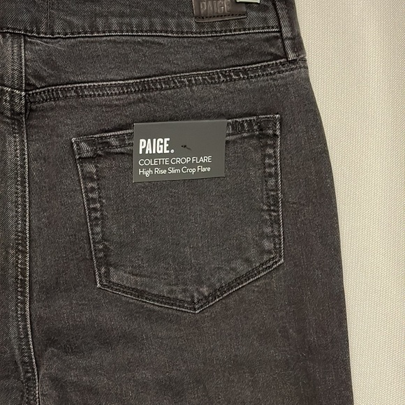Paige Colette Crop Flare Jeans NWT - Picture 6 of 11